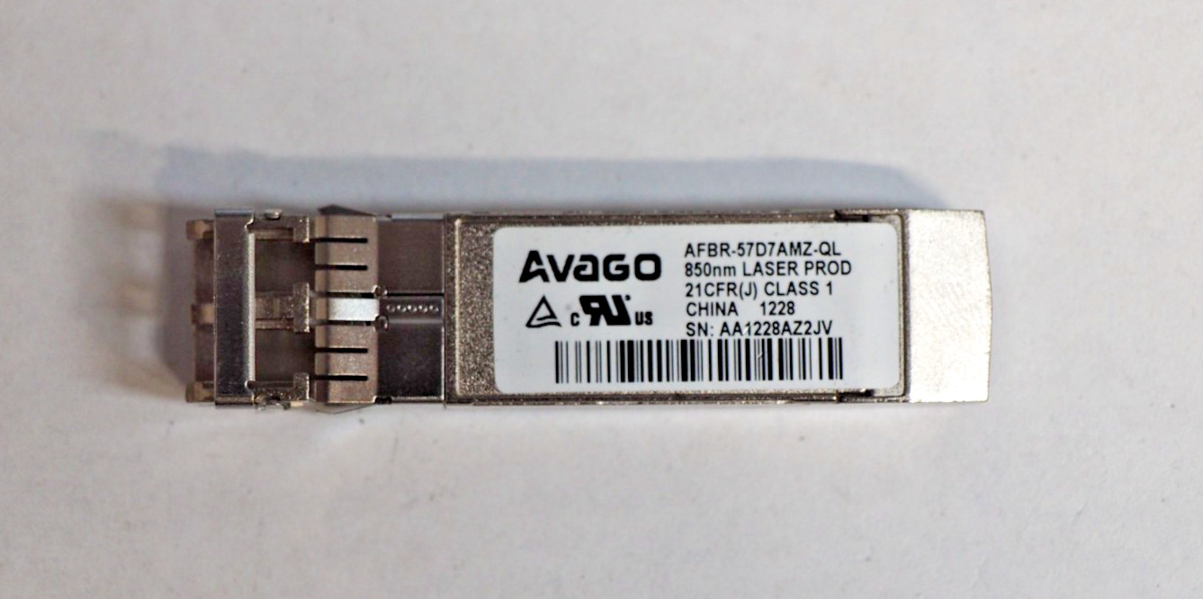 Lot of*31 Avago AFBR-57D7AMZ-QL 8GB 850nm SR MMF 300m SFP+ Optical Transceiver