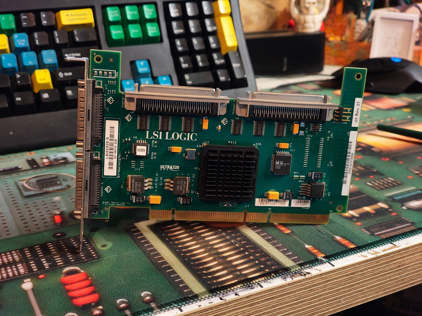 LSI Logic SCSI Controller, LSI22320-S, PCI-X ULTRA 320