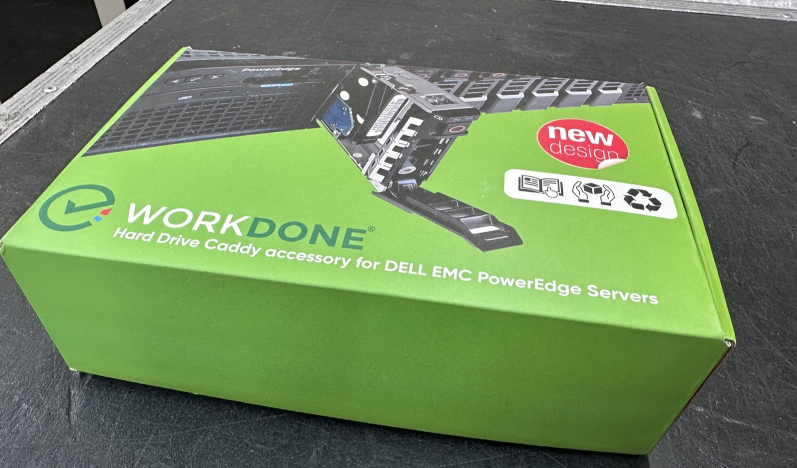 WorkDone 4-Pack 3.5 inch Hard Drive Caddy for Dell PowerEdge