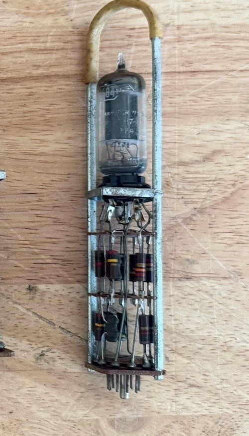1x Rare IBM Vacuum Tube Computer Plug In Pluggable Unit 604 705 600-700 Series