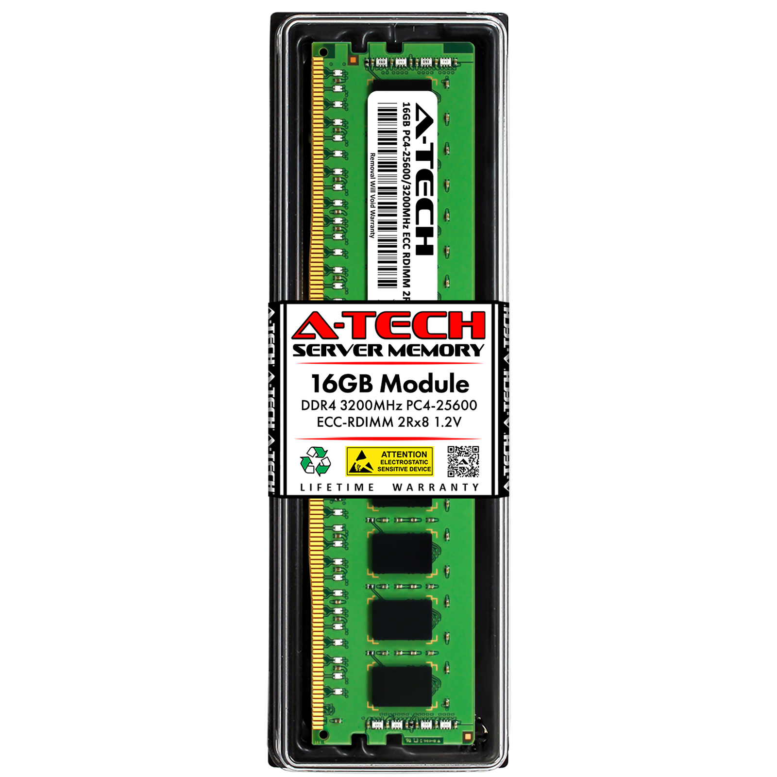 16GB PC4-25600 ECC RDIMM Replacement for Micron MTA18ASF2G72PDZ-3G2R1 Memory RAM