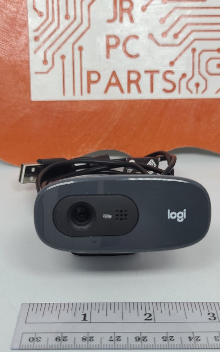 Lot X2 Logitech C270 Web Camera - Widescreen HD Video Calling Noise Reducing Mic
