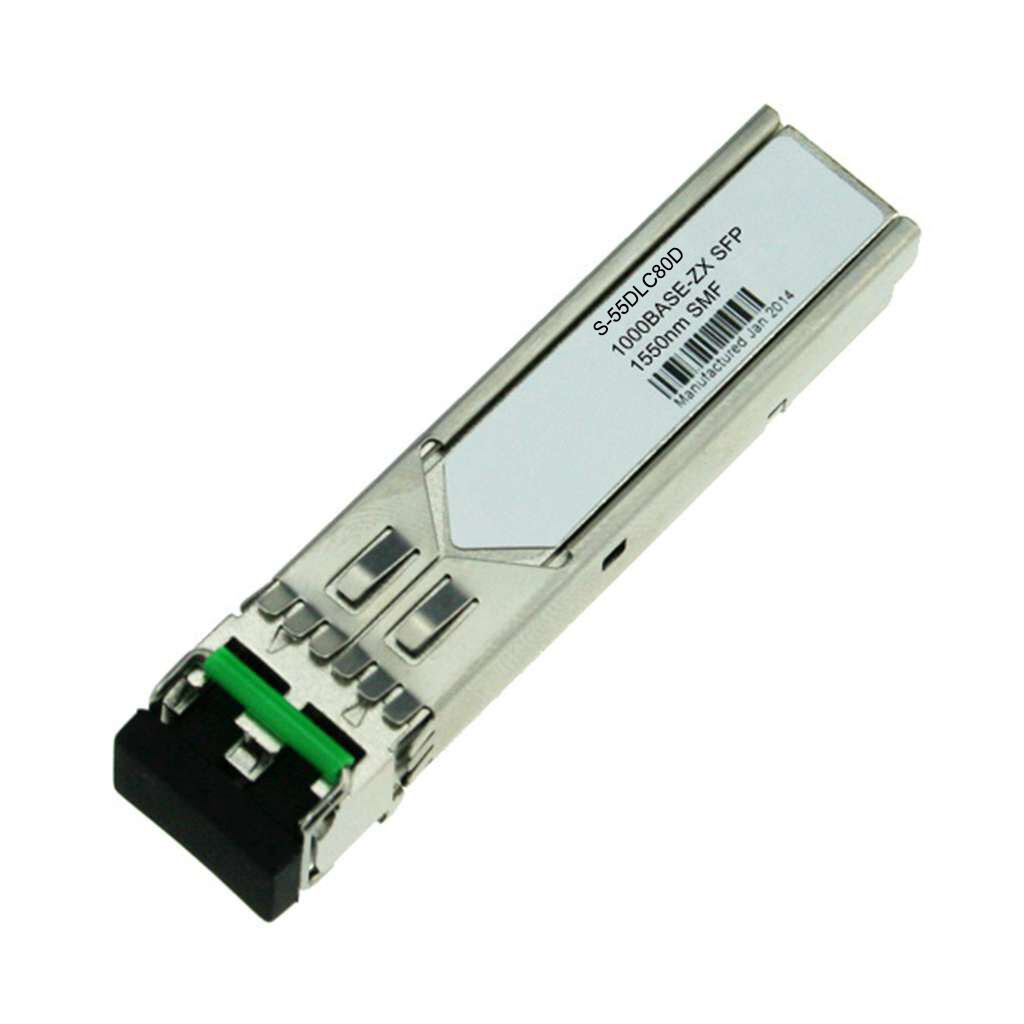 S-55DLC80D MikroTik Compatible 1000BASE-ZX SFP 1550nm 80km Transceiver