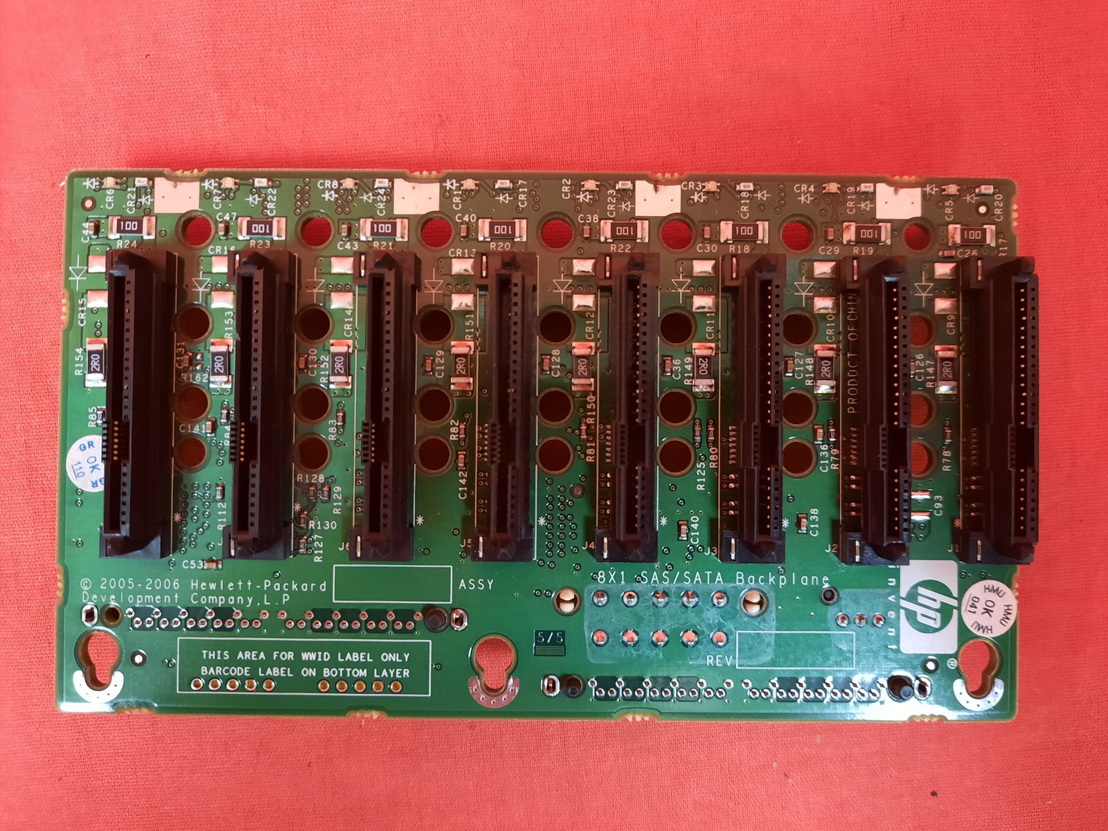 HP 419618-001 Serial Attached SCSI SAS Backplane Board 8454