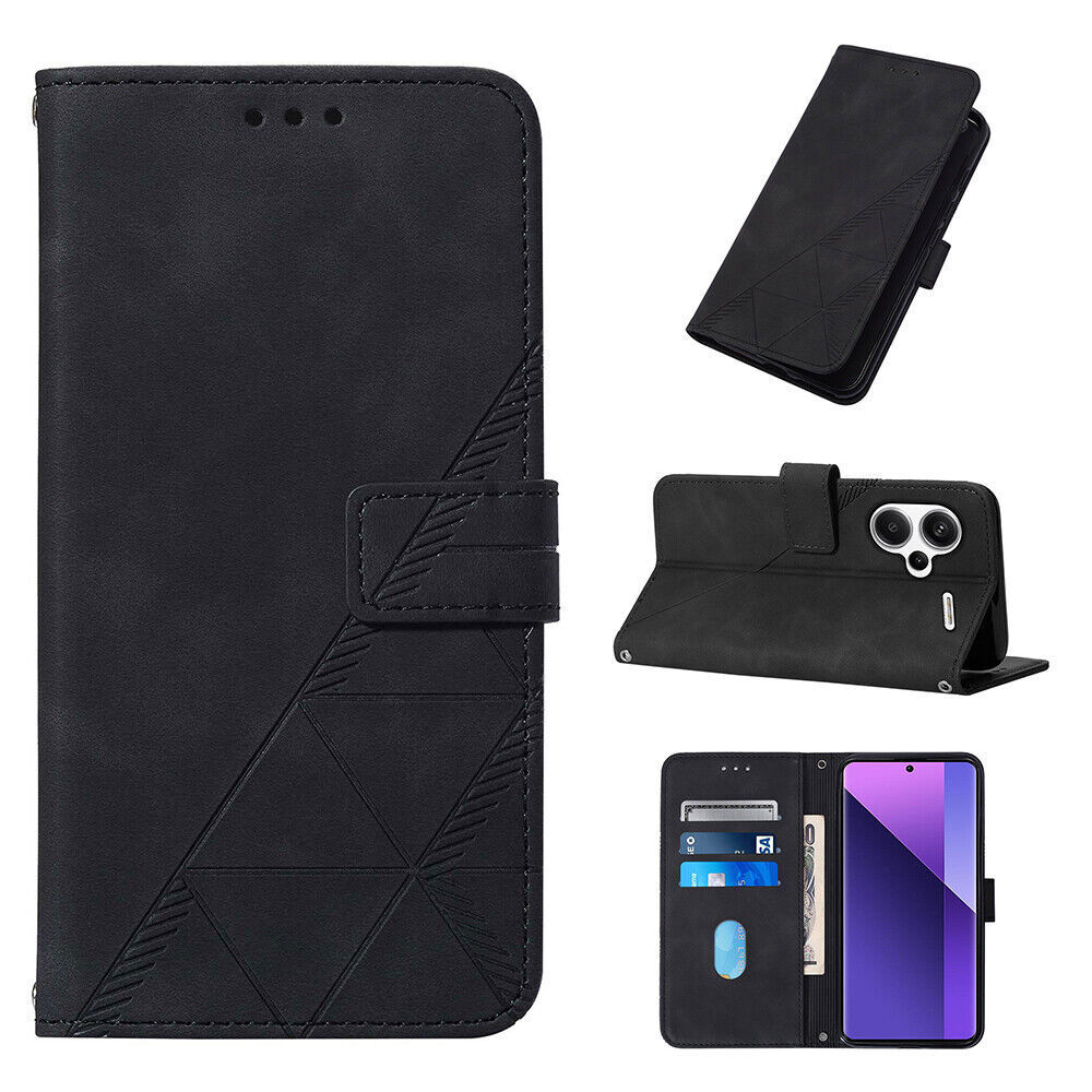 Flip Embossed Leather Wallet Cover Case For A8 A6 A5 A42 A32 A22 A12 A70 A40