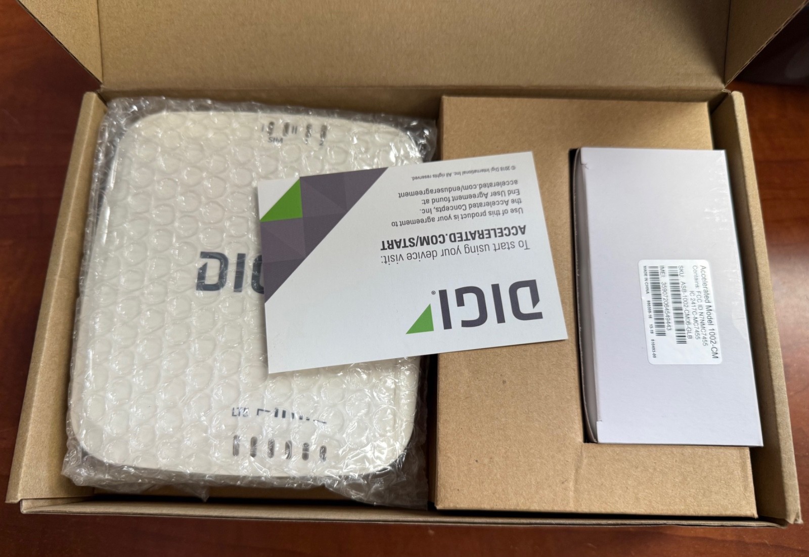 Digi EX15 Cellular Extender w/ Accelerated 1002-CM06 LTE Modem ASB-1002-CM06-GLB