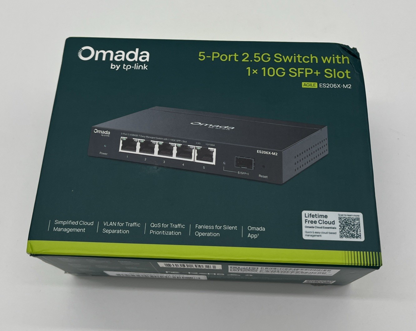 TP-Link ES206X-M2 | Omada 5-Port 2.5 Gbps Easy Managed Switch | 1* 10GE SFP+