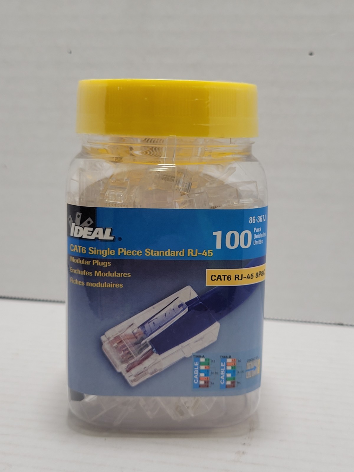 IDEAL100-Pack Cat6 RJ45 Modular plug