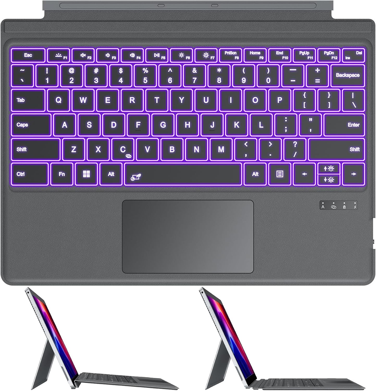 OMOTON🔥Microsoft Surface Pro 12.3" 7 PLUS  /7/6/5/4/3 Bluetooth Keyboard Case