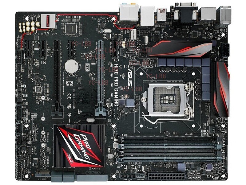 For ASUS H170 PRO GAMING motherboard LGA1151 DDR4 VGA+DVI+HDMI+DP ATX Tested ok
