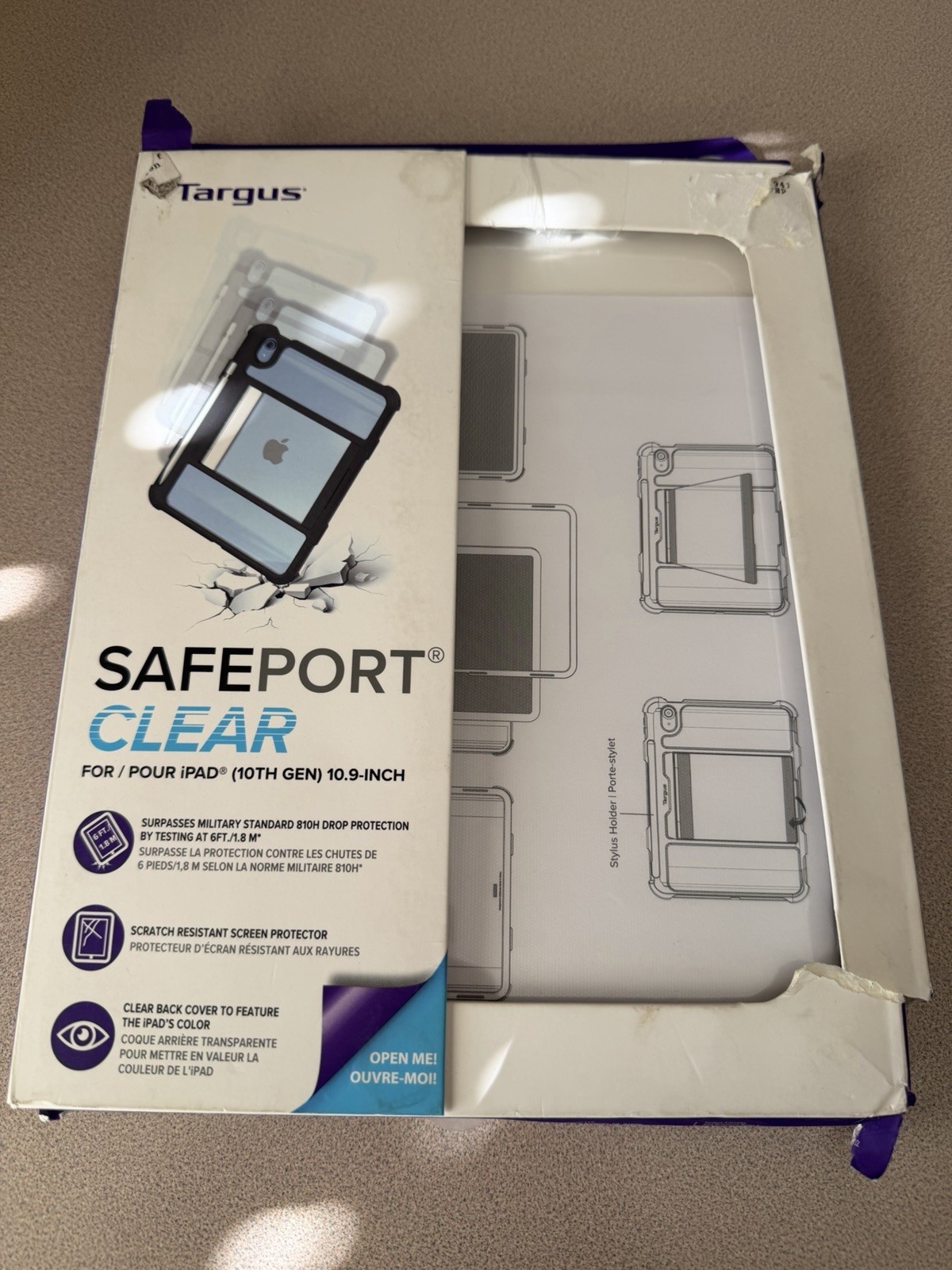 Targus SafePort Clear Case for iPad A16 and iPad 10th gen. 10.9-inch