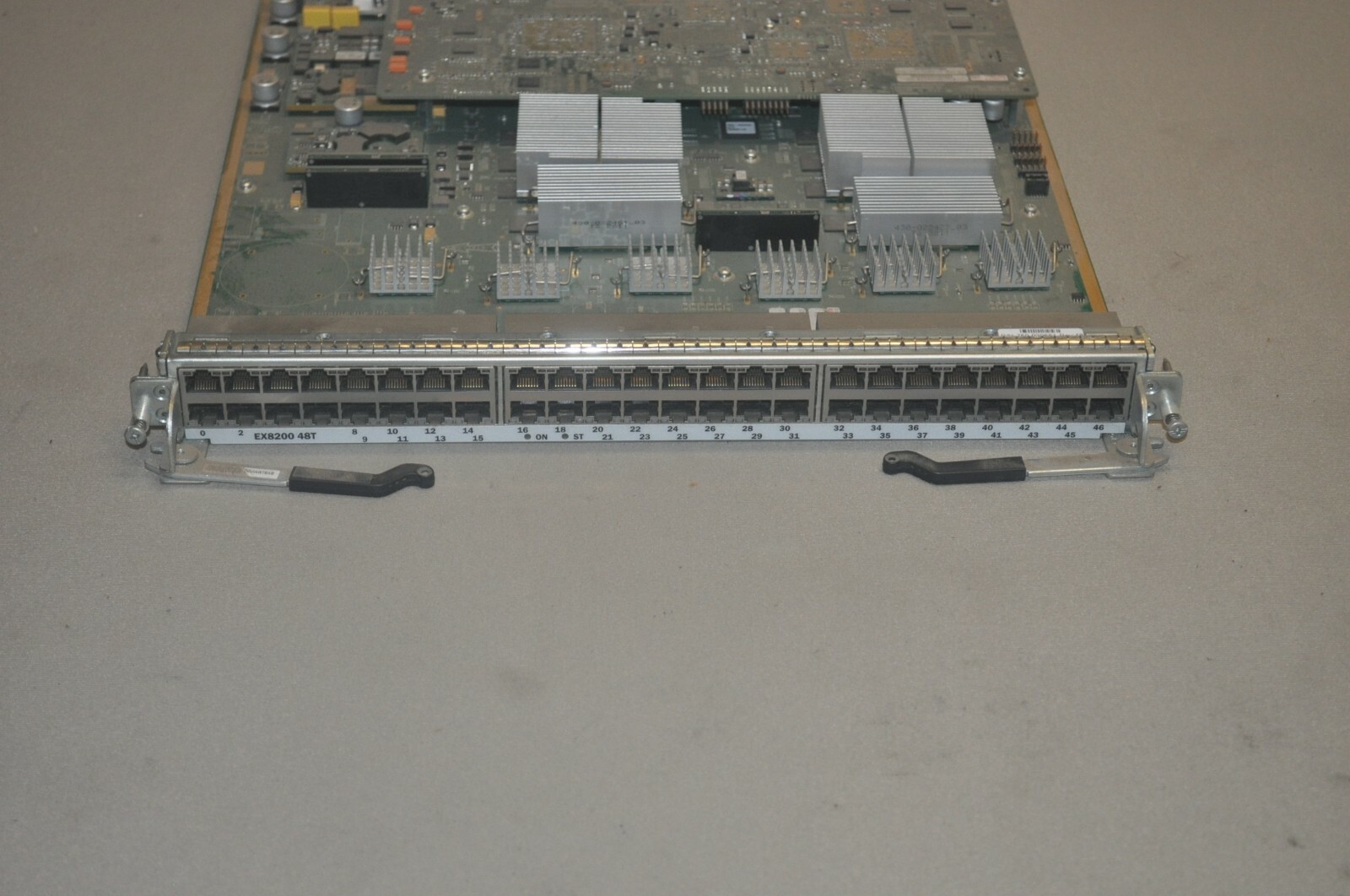 JUNIPER NETWORKS EX8200 48T 48 PORT 10/100/100 BASE RJ-45 LINE CARD USED
