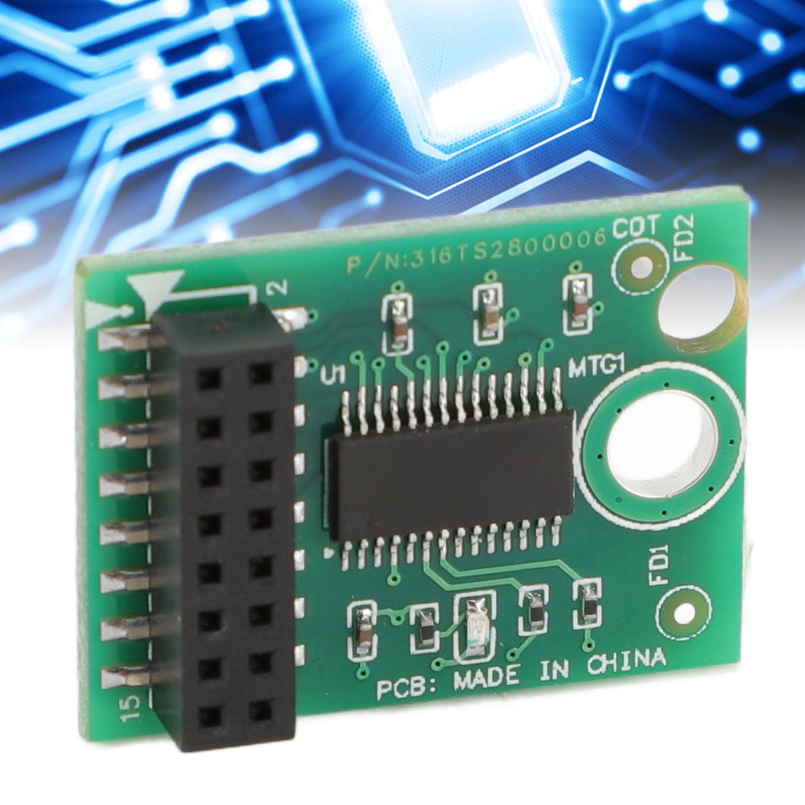 TPM2.0 Module 16-1Pin Encryption Security Board For TYAN Motherboard For WI MMEV
