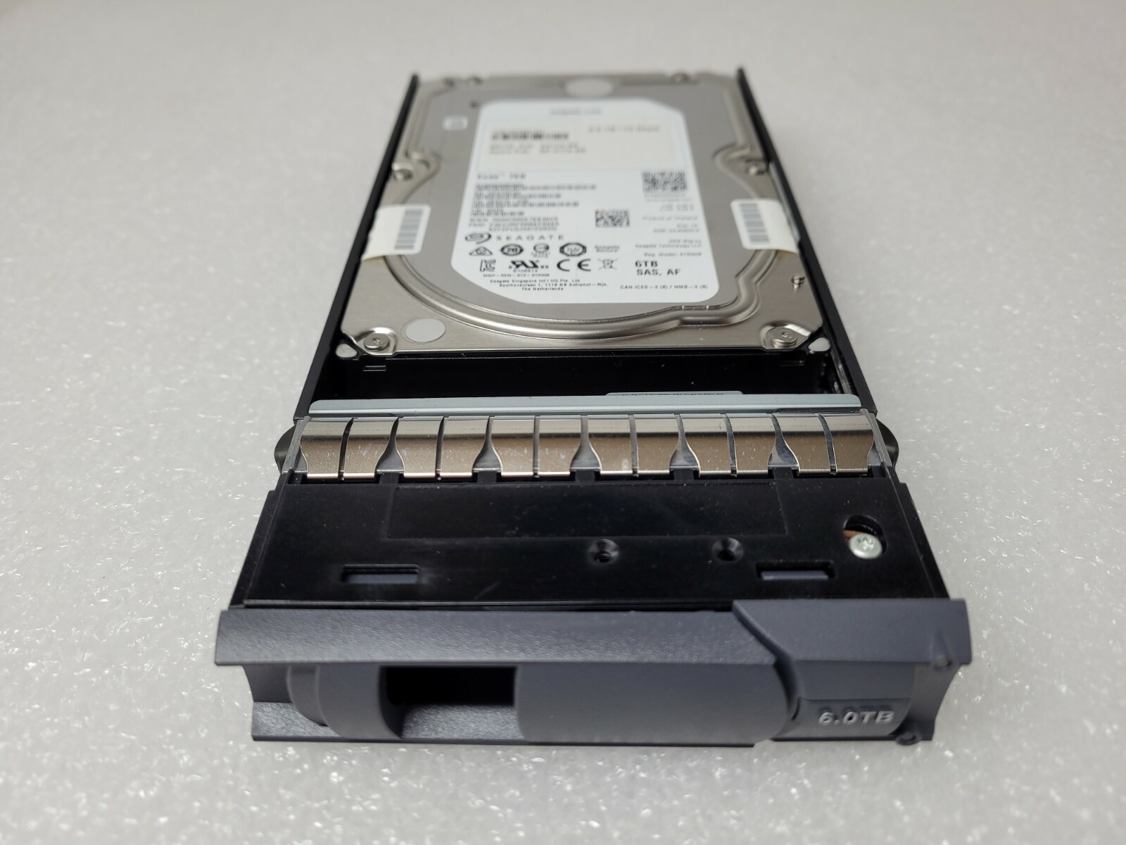 NetApp X317A-R6 6TB 7.2K RPM SAS 12Gb/s NSE Hard Drive w/ Tray for DS4243 DS4246