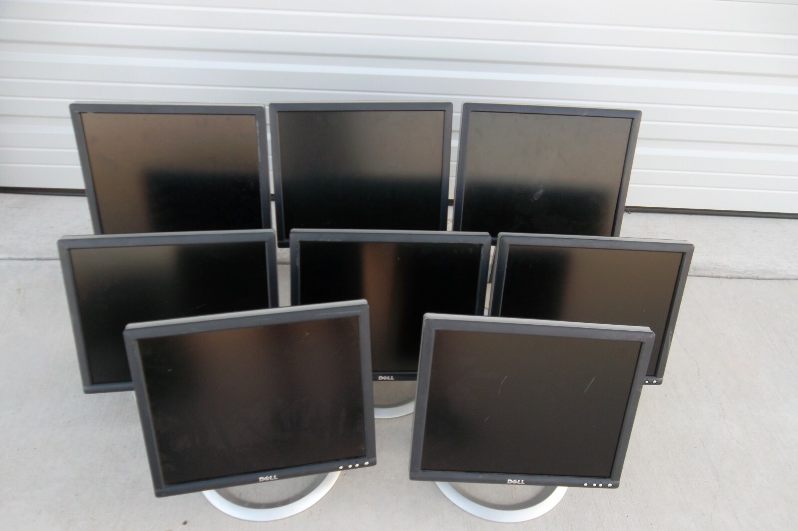 LOT-8 Dell 17" LCD Monitor VGA DVI w/4-Port USB Hub 1706FP 1703FP 1704FP 1705FP