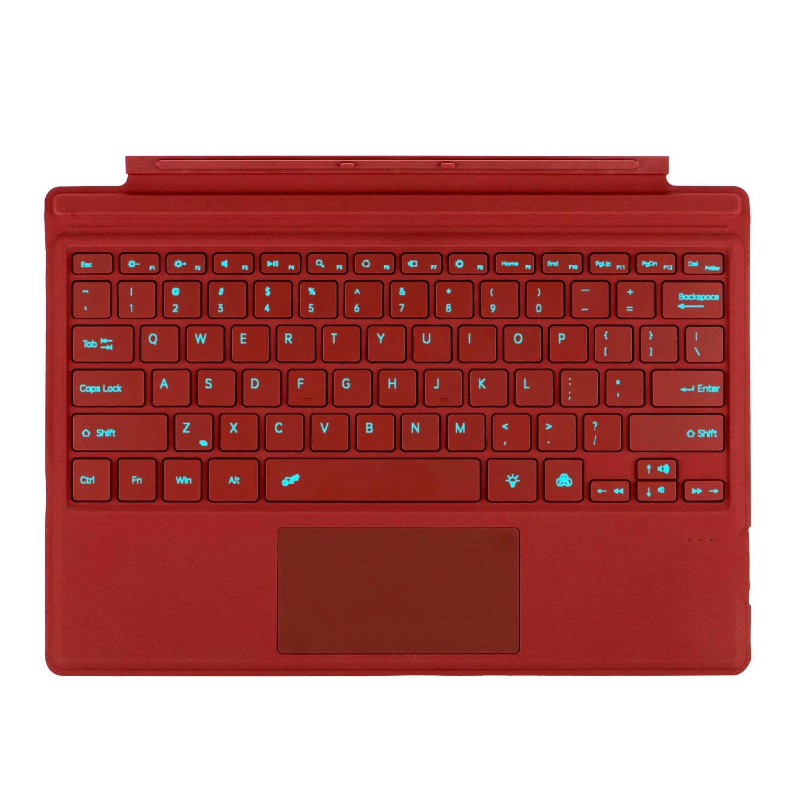 Zoof Bluetooth Keyboard For Microsoft Surface Pro | 12.3 Inch Red