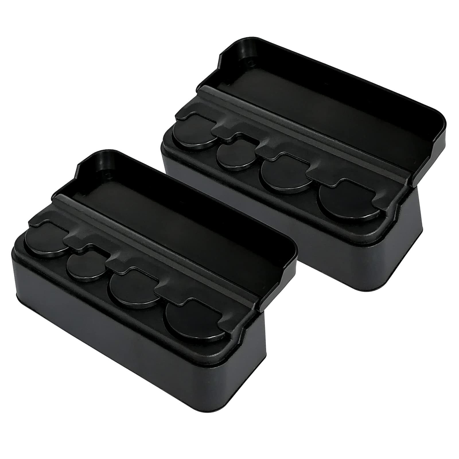 2 Pack Coin Holder for Car Coin Organizer Portable Coin Storage Suitable