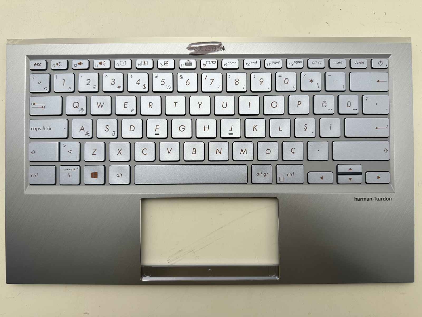 90NB0KZ1 R31US0 Asus Palmrest With K/B_(Us)_Module Ux392Fn Ux392Fn Xs71"GRADE A"