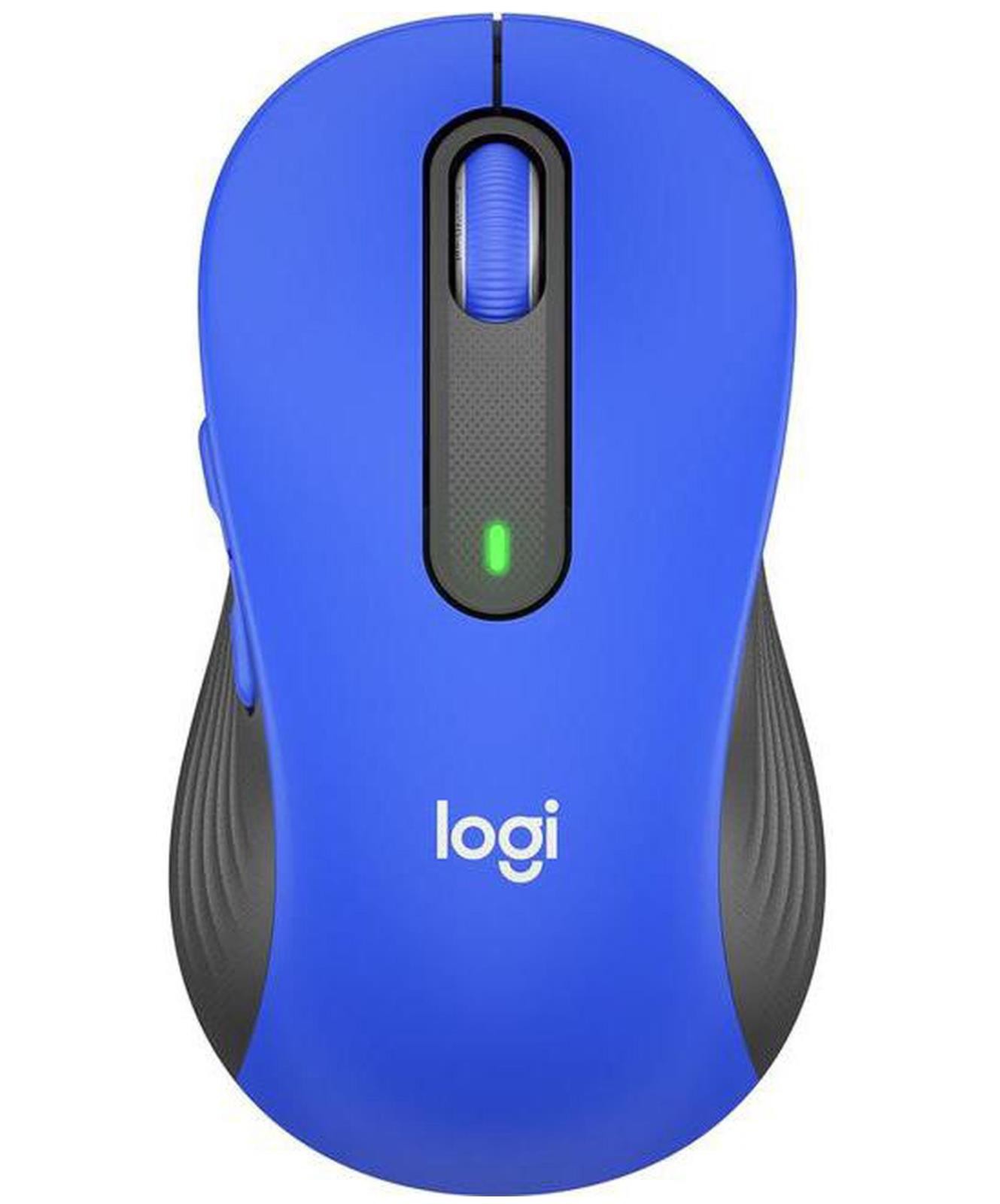 Logitech Signature M650 L Blue Full Size Wireless Mouse For Large Sized Hands