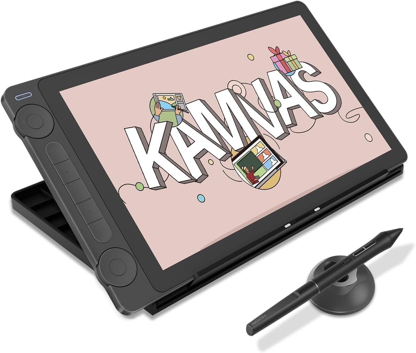 2024 HUION Kamvas 13 (Gen 3) 13.3" Drawing Tablet Pen Display 16384 PenTech 4.0