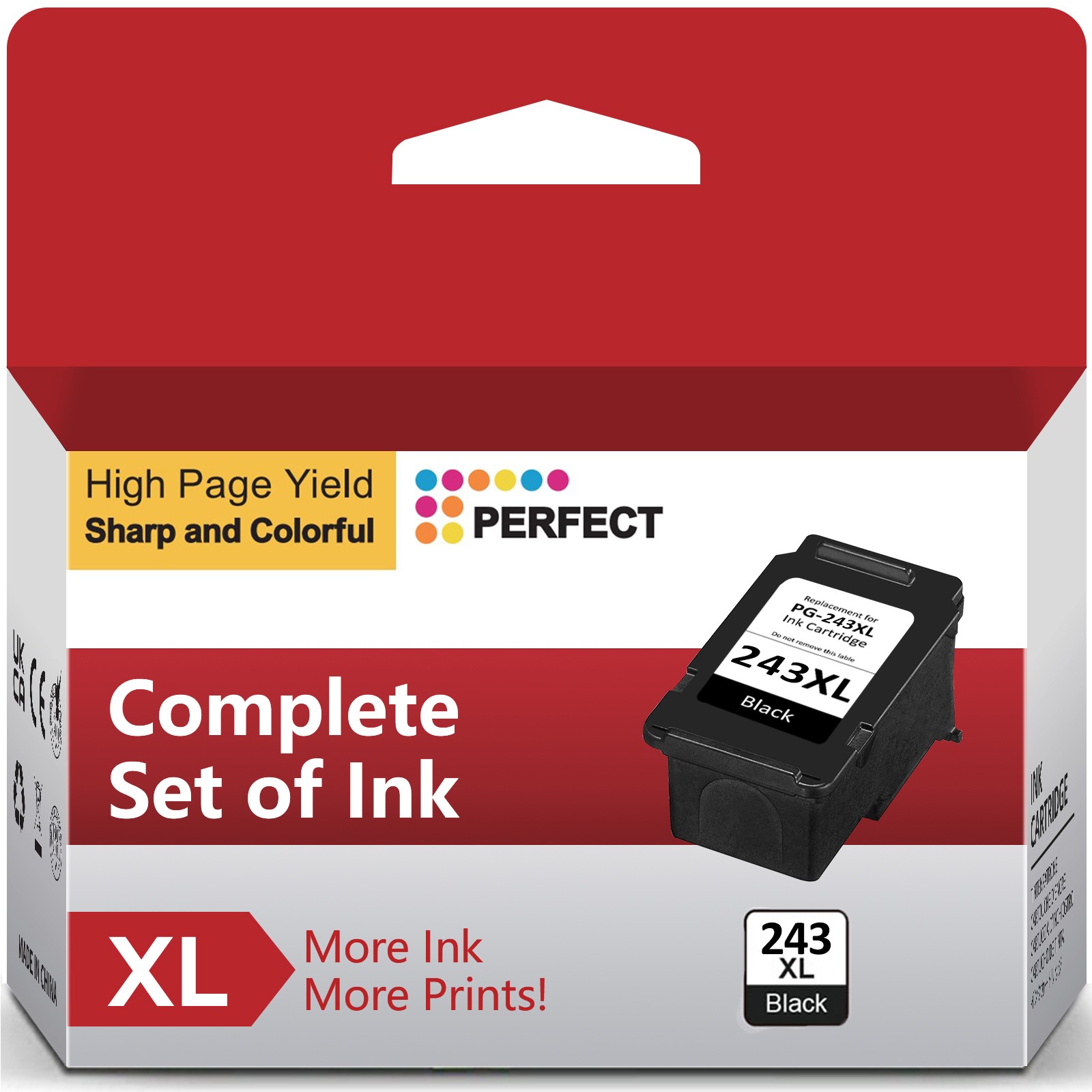 PG-243XL CL-244XL Ink Cartridge Compatible for Canon TR4520 MG2522 TR4522 TS3320