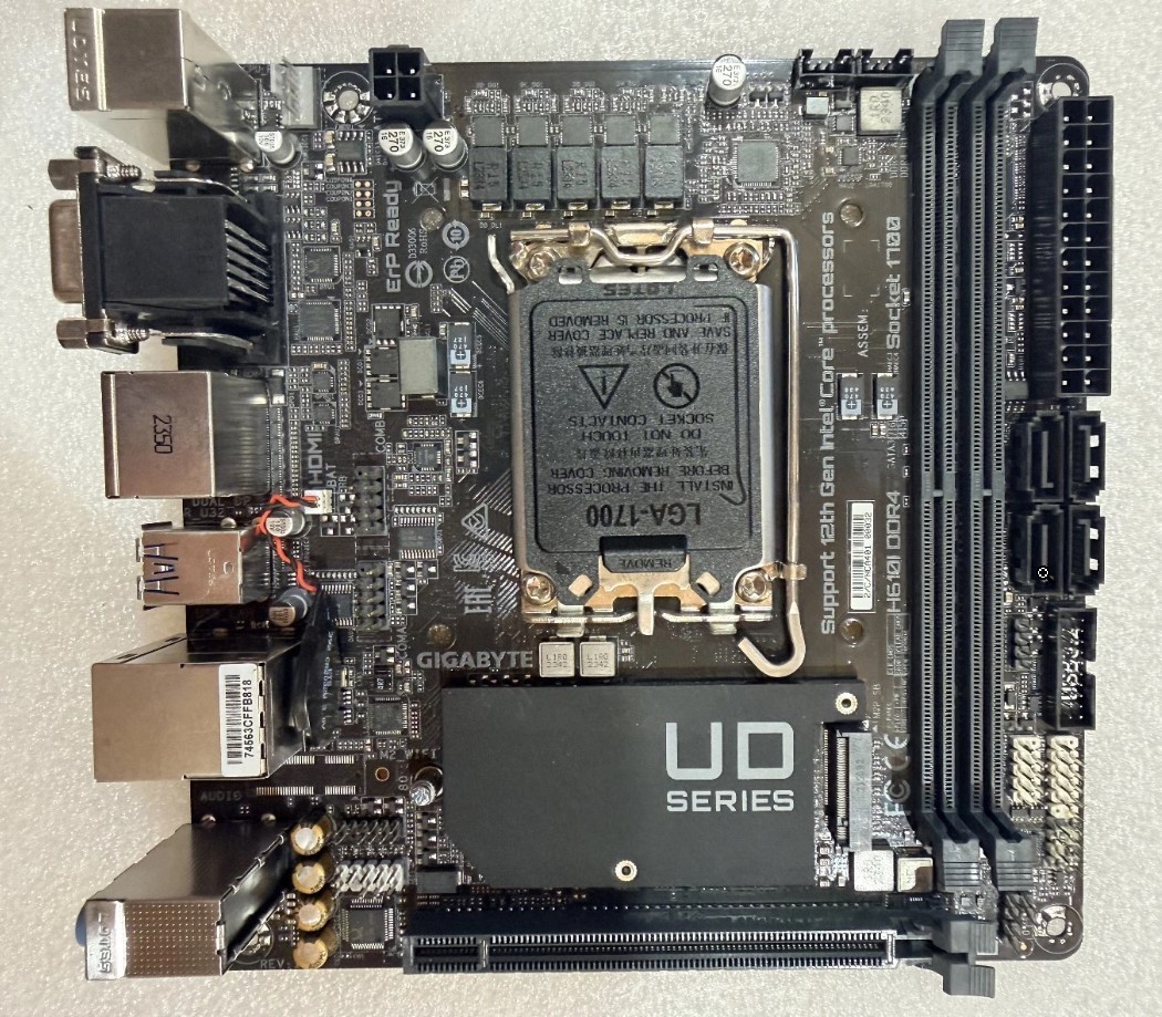 GIGABYTE H610I DDR4 Mini-ITX Motherboard LGA1700 H610 12th 13th 14th Gen