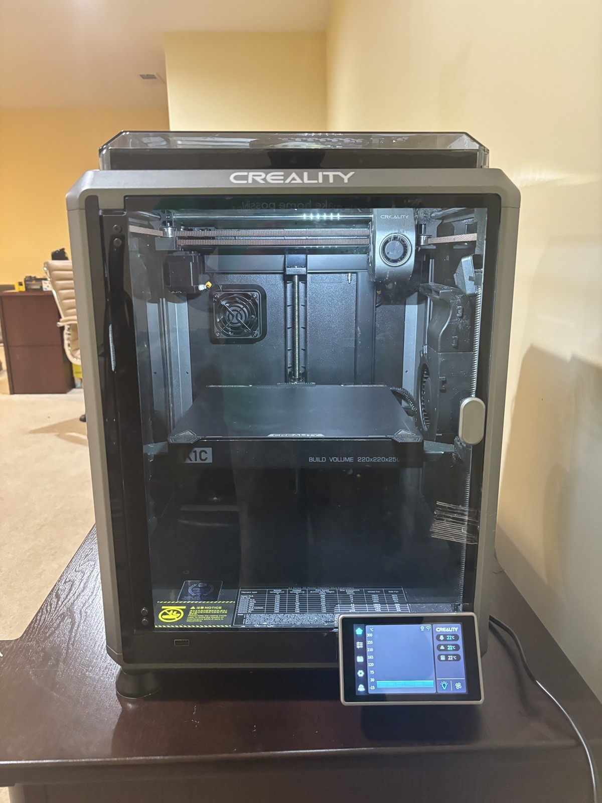 Used Creality K1C2025 3D Printer w/ AI Camera&Touchscreen 600mm/s Max Auto Level