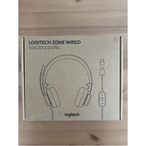 Logitech 981-000876 ZONE WIRED HEADSET VC ONLY LOGITECH WIRED COMMUNC. HEADSET
