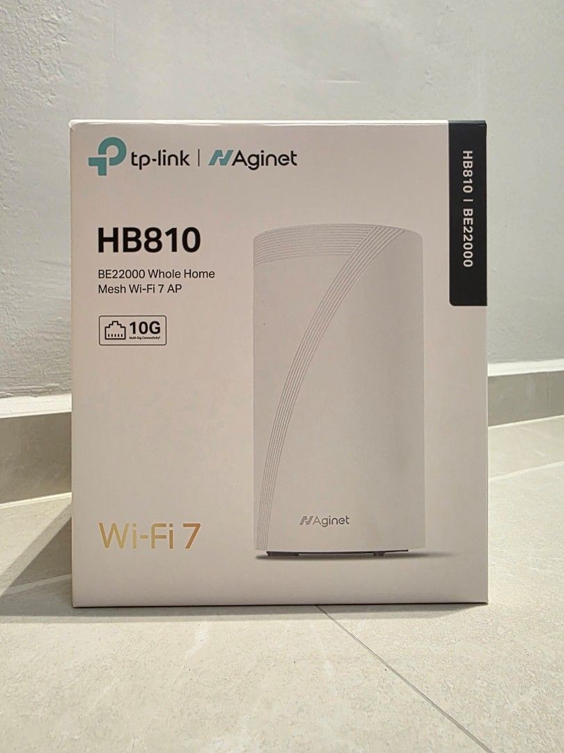 TP-Link HB810 BE22000 Whole Home Mesh Wi-Fi 7 AP Router --White