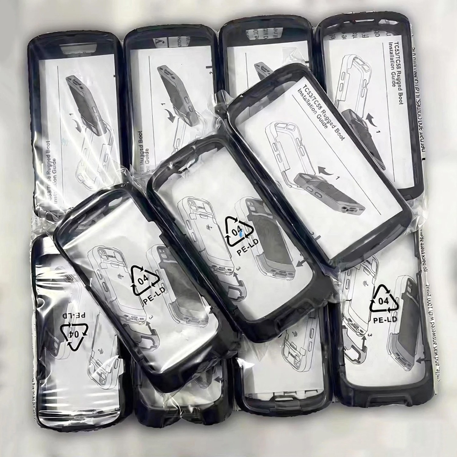 Protective Case Rugged Boot for Zebra TC53 TC58 Scanners SG-NGTC5EXO1-01