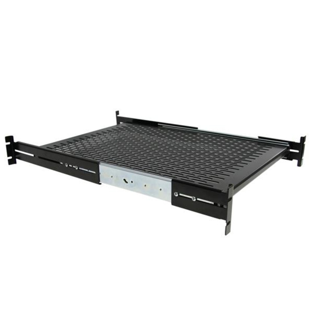 StarTech UNISLDSHF19 StarTech 19in Vented Adjustable Depth Sliding Cabinet