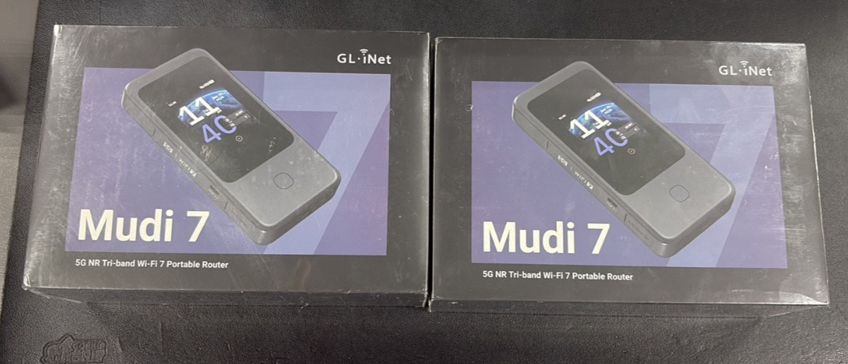 GL.iNet GL-E5800 NA MUDI 7 5G Tri-Band Wi-Fi 7 Travel Router