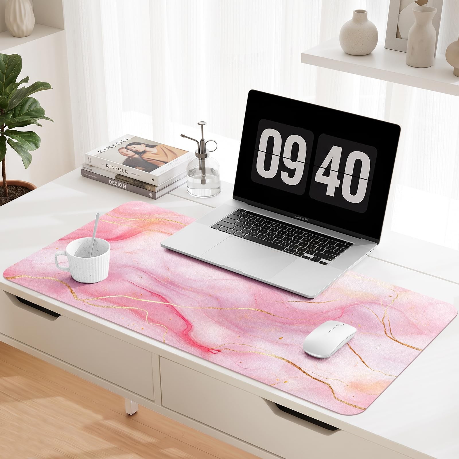 Leather Desk Mat, Desk Pad for Keyboard and Large Pads for Desk