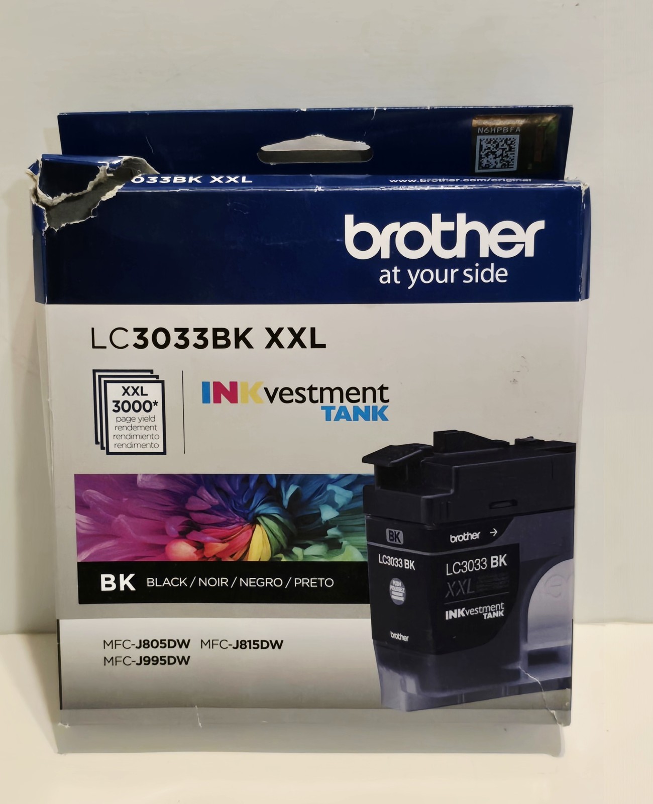 Brother Genuine LC3033BK XXL Super High-yield Black Ink Cartridge Exp 3/2026 New