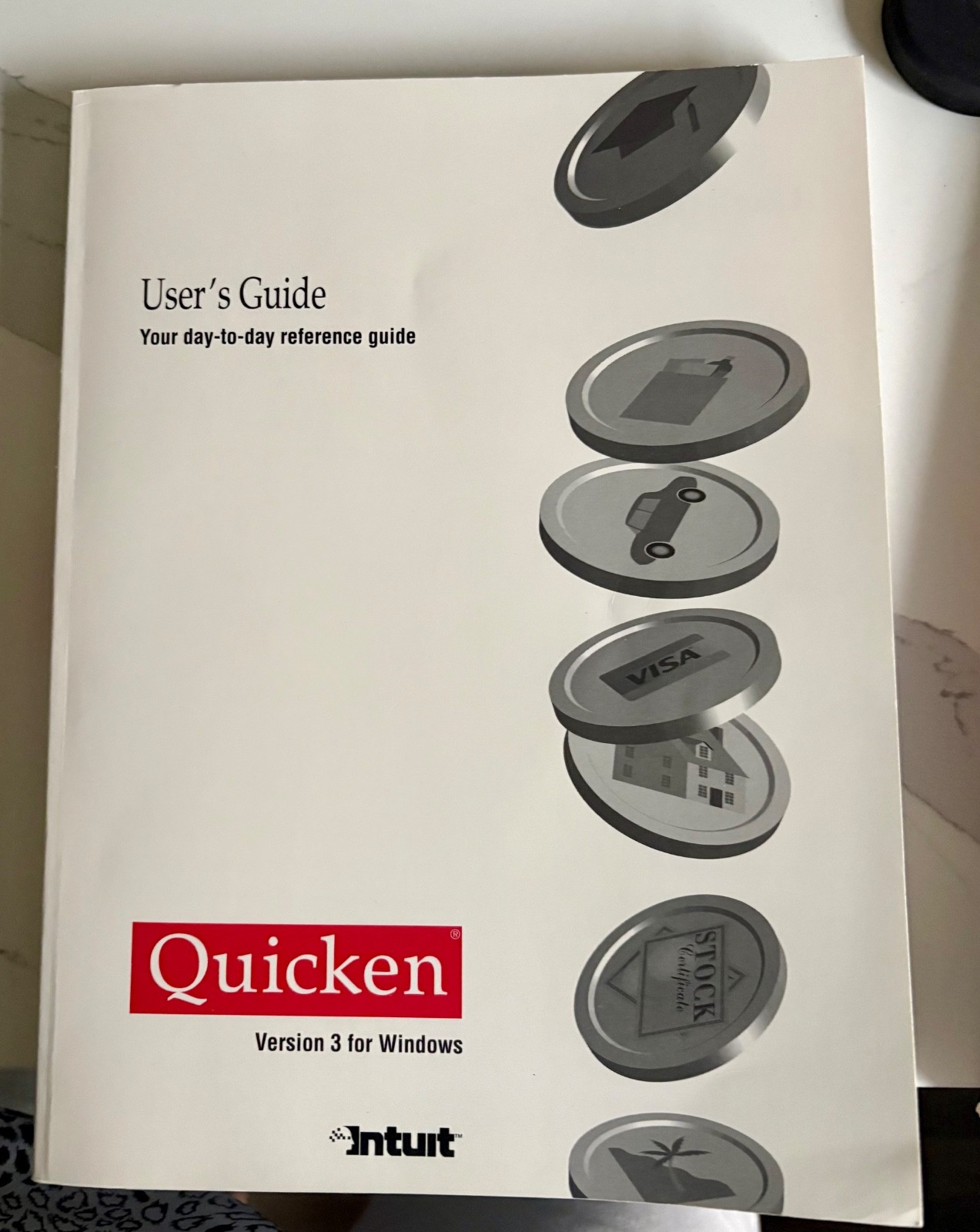 Quicken Version 3.0 for Windows User's Guide Excellent Condition