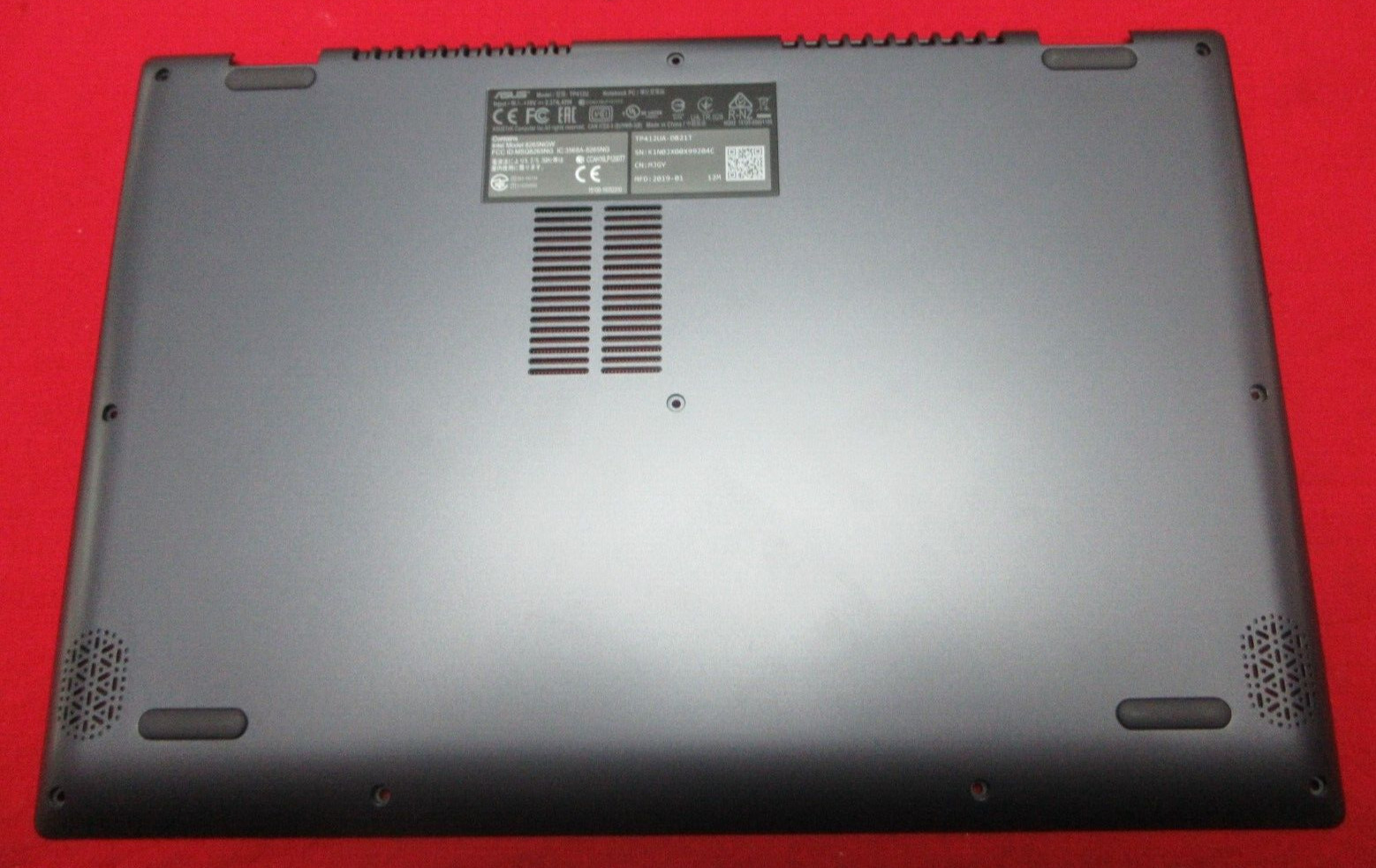 ORIGINAL ASUS TP412UA-DB21T NAVY BLUE BOTTOM BASE COVER HQ20730402000