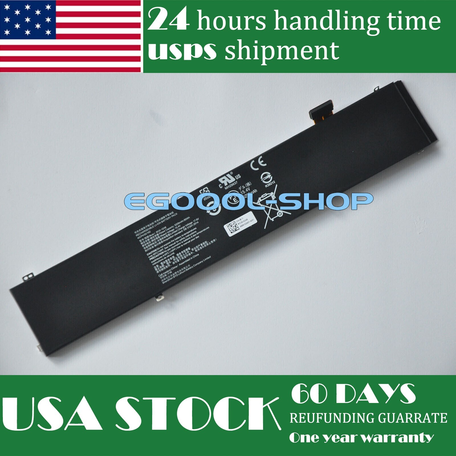  New OEM 4ICP4/55/16 RC30-0248 Battery For Razer Blade 15 2018 2019 2020 2021