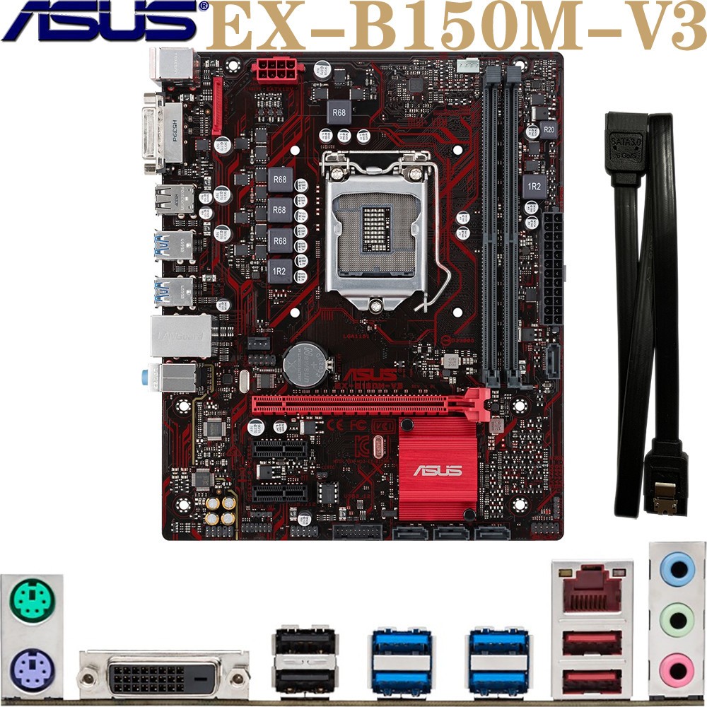For ASUS EX-B150M-V3 Intel Socket LGA 1151 Micro ATX Motherboard DDR4 Mainboard