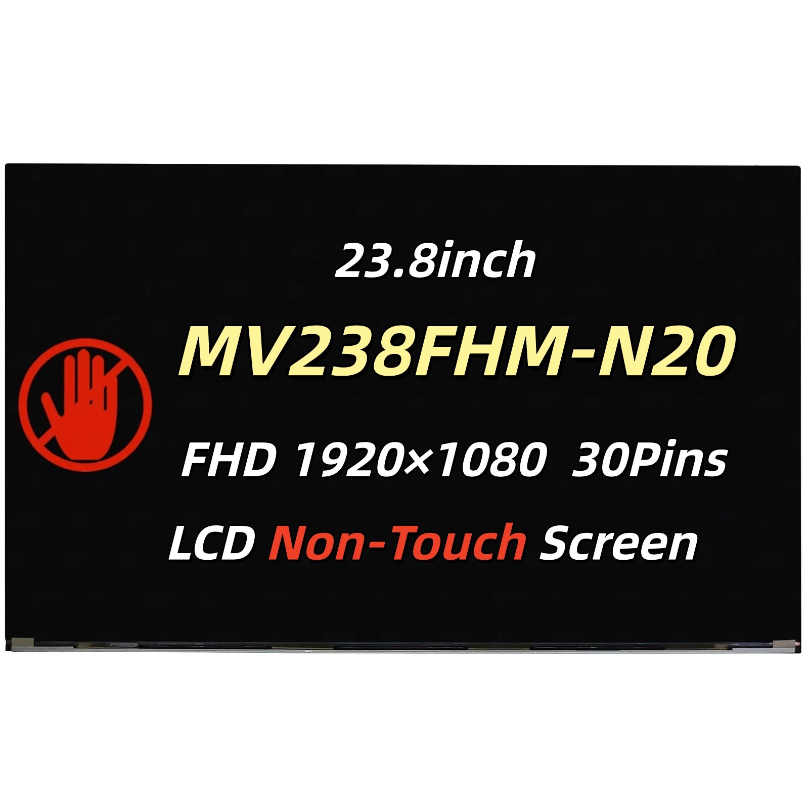 MV238FHM-N20 LCD Screen Replacement 23.8" for HP 24-D 24-df1036xt Non-Touch