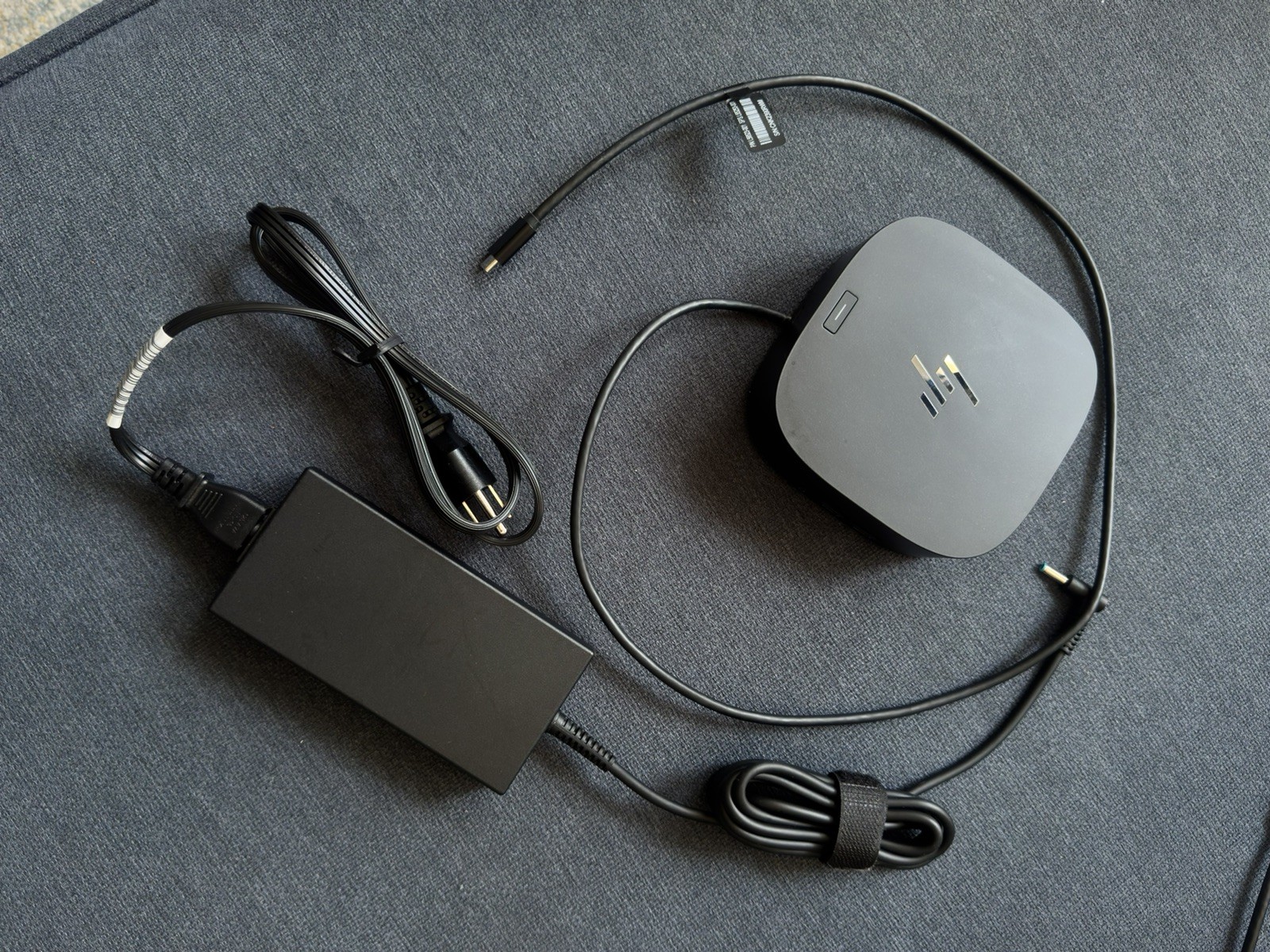 HP USB-C G5 Essential Docking Station HSN-IX02 Black w/ AC Adapter