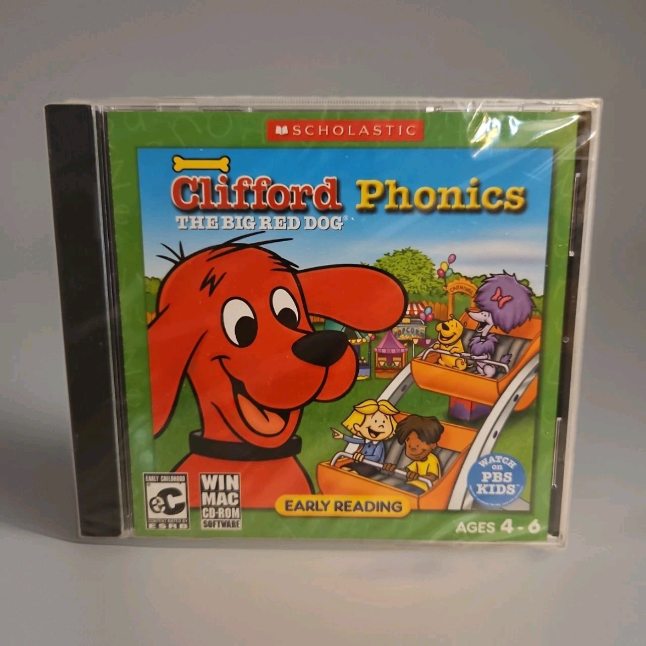 Scholastic Clifford the Big Red Dog Reading CD-ROM Win/Mac Ages 4-6 New  Sealed