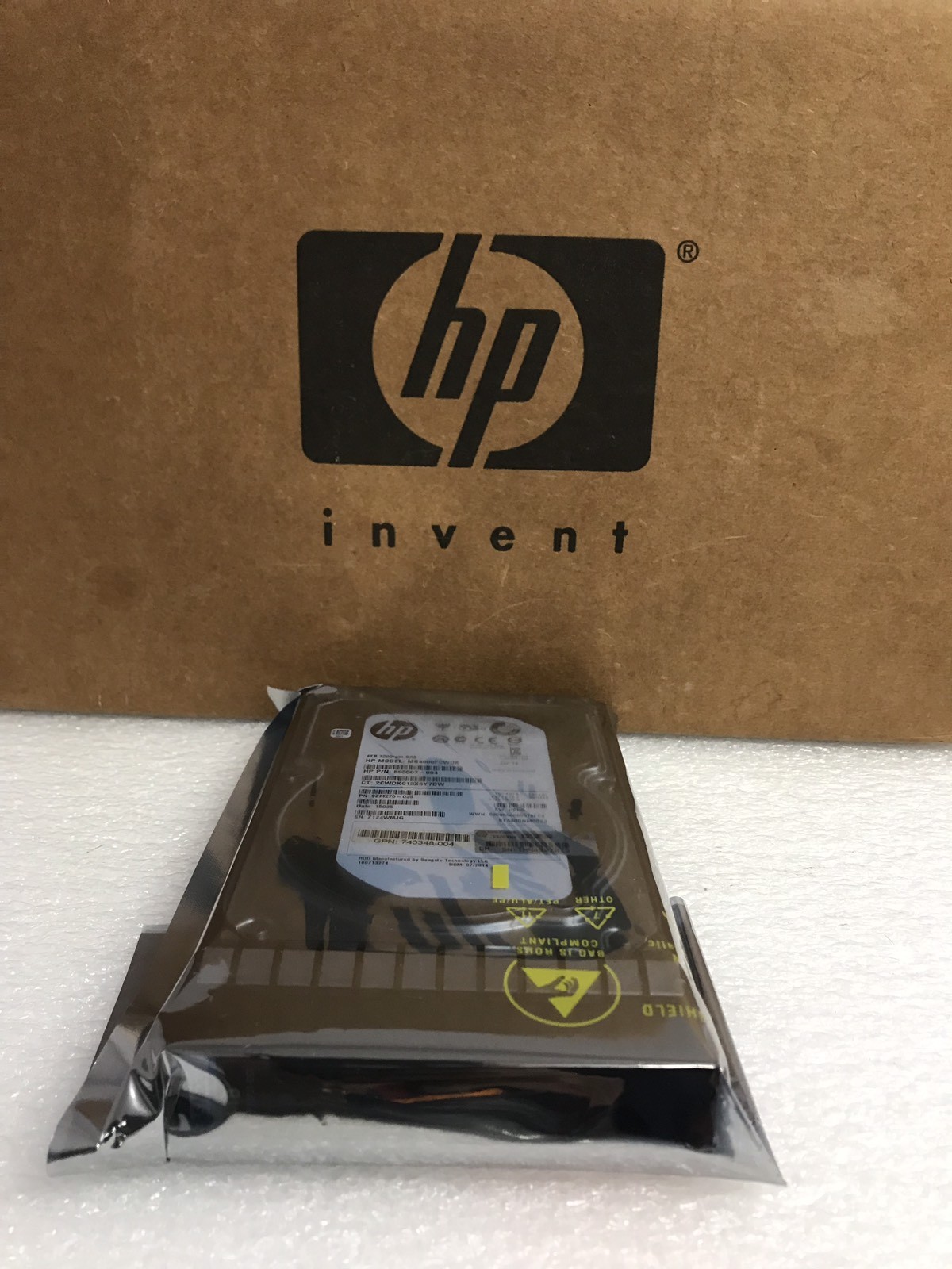 HP MB4000FCWDK 695507-004 4TB 7200 RPM 6G SAS MDL DP HARD DRIVE G7 9ZM270-035