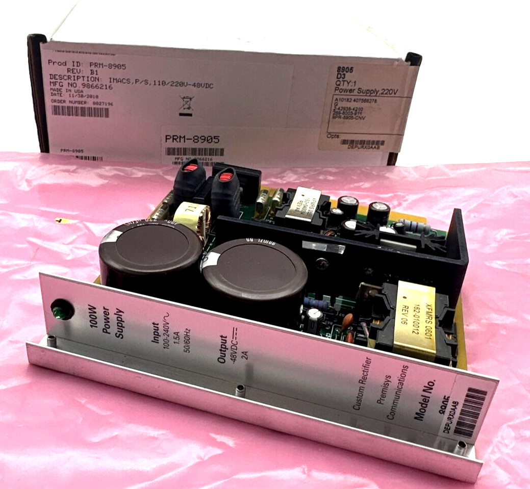 Motorola Premisys ZHONE 8905 IMACS Power Supply DSPREM8905 *NEW*