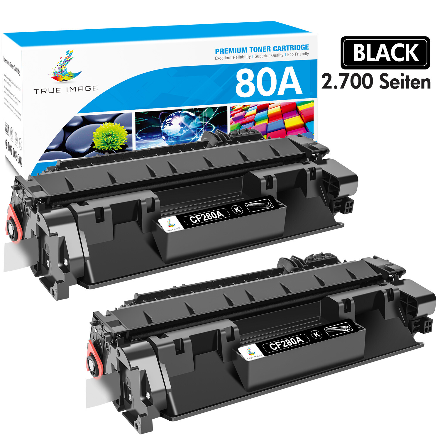 High Yield CF280A 80A Toner for HP LaserJet Pro 400 MFP M425dn M425dw M401dw LOT