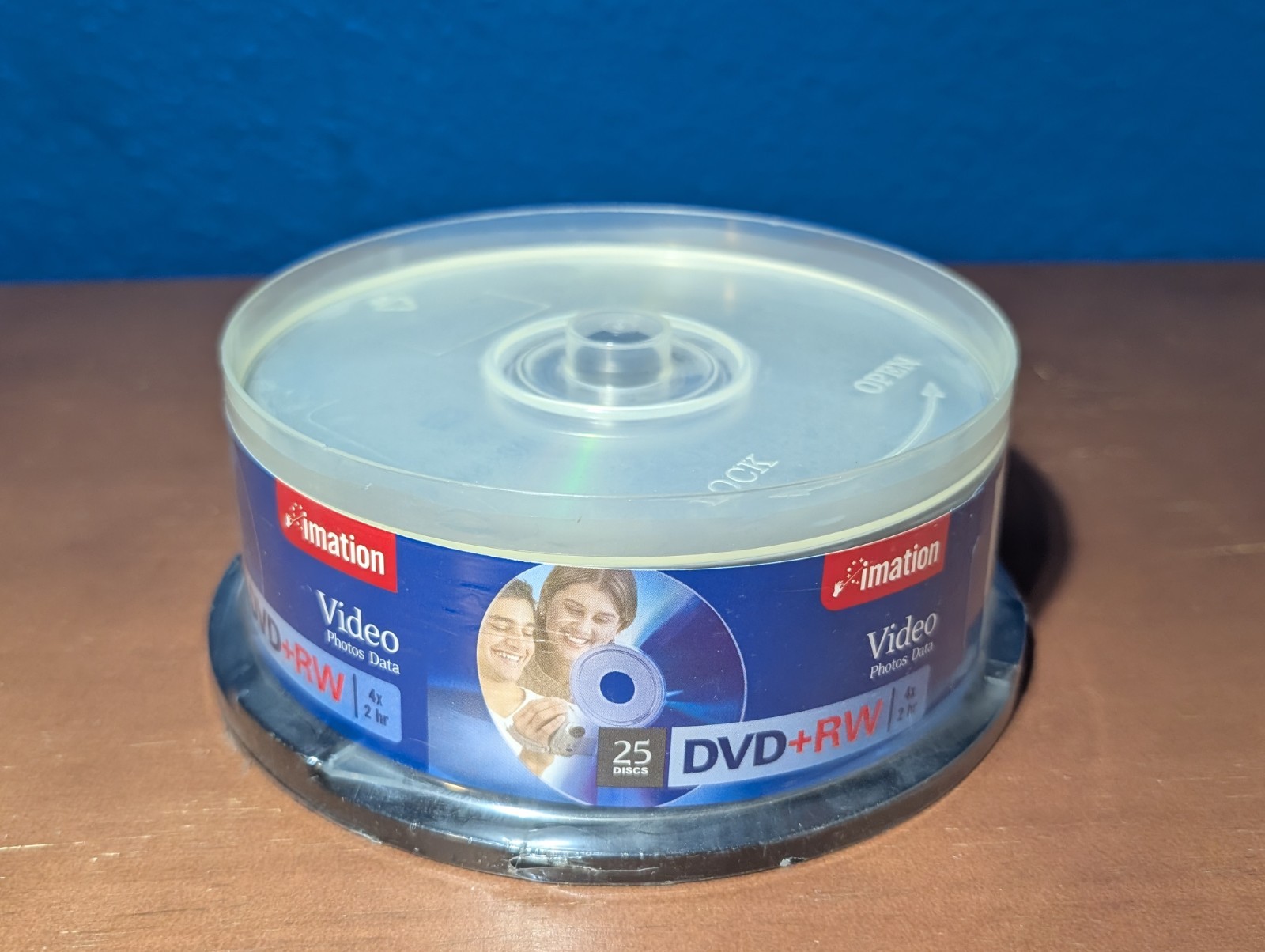 *Brand New* DVD-RW 25 Pack 4X / 4.7GB / 120 Min Rewritable Disc - Sealed Pkg.