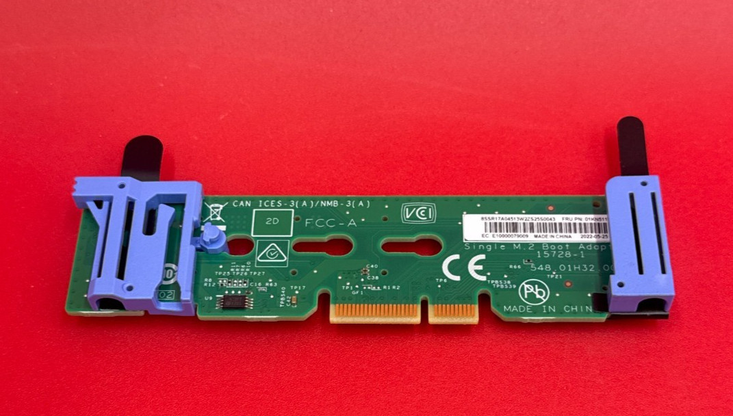 Lenovo ThinkSystem M.2 Enablement Kit SD530 SN850 SR950 7Y37A01092