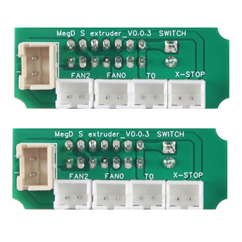 MegaS Pro Extruder Hot End Replacement Adapter PCB Board 2pcs for 3D Printers