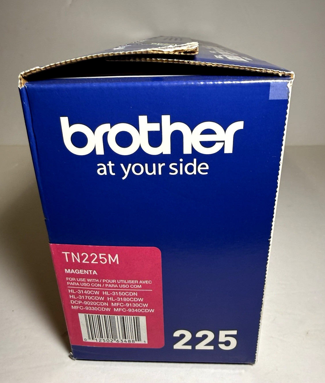 Brother TN225M MAGENTA High Yield Color Toner Cartridge TN-225M NEW NIB Unopened