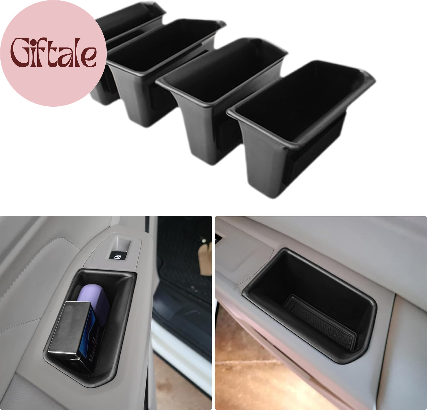Atlas Door Side Storage Box Handle Container Compatible with 2018-2023 VW Atlas/
