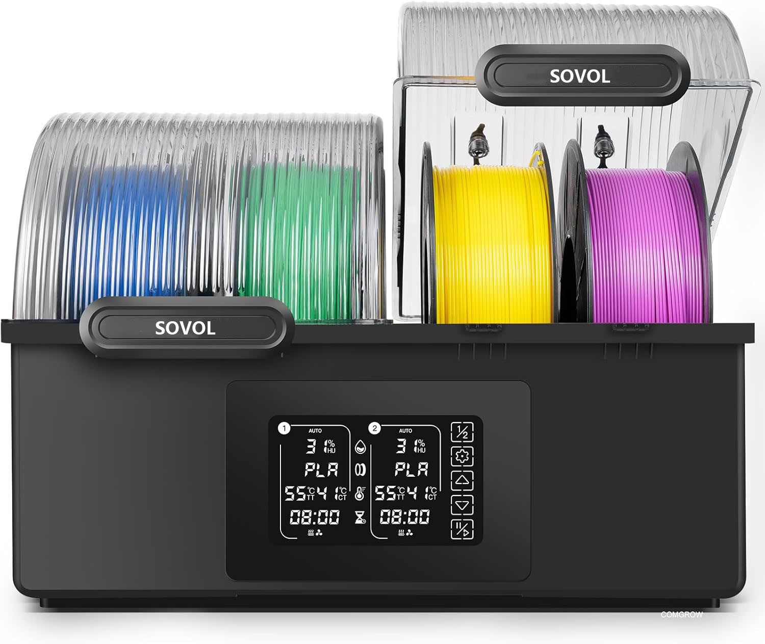Sovol Filament Dryer 4 Spools SH03 Filament Storage Box 200W Heats Up to 85°C